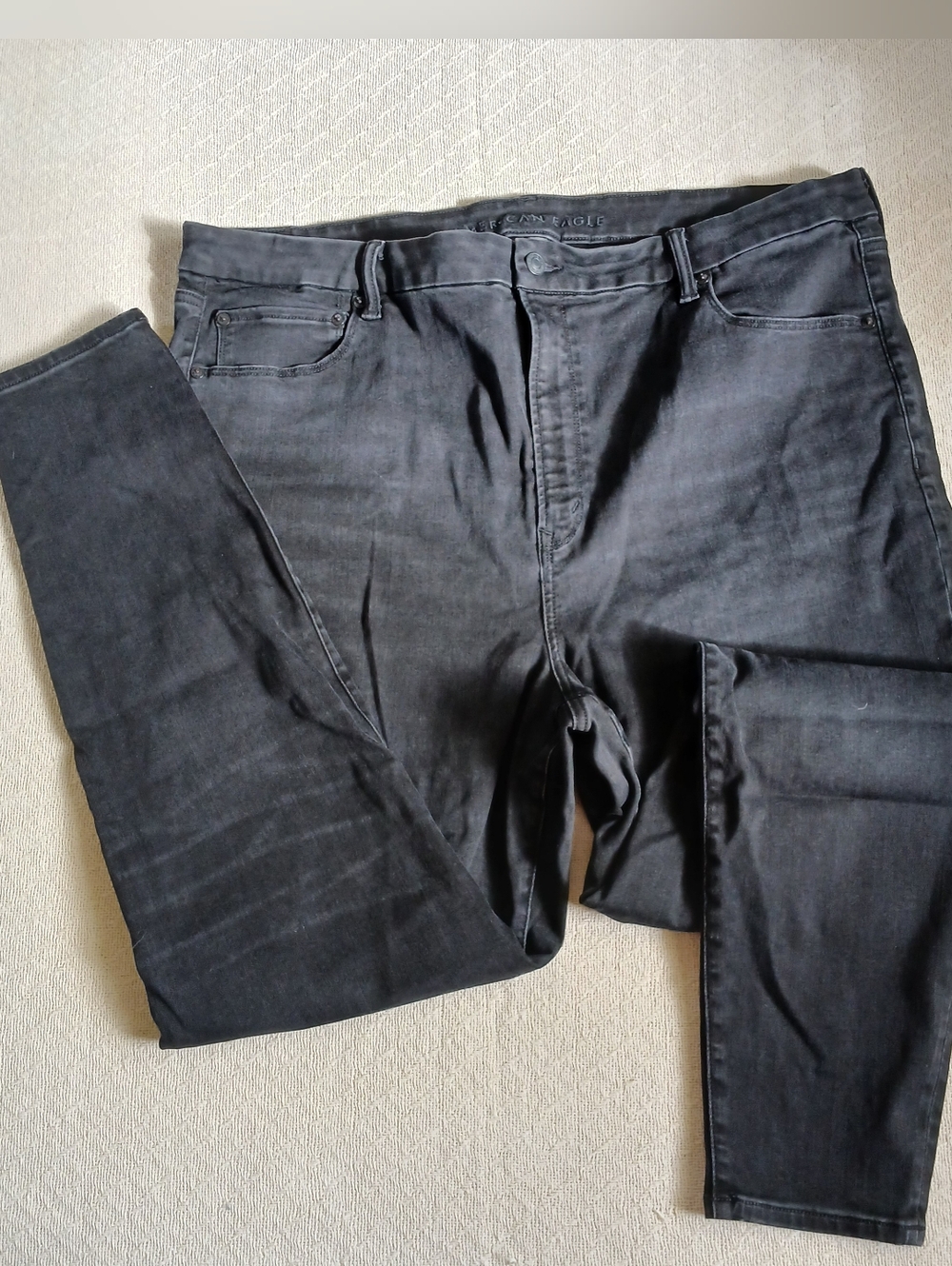 aeo ♡ bff jegging luxe stretch black xl long american eagle